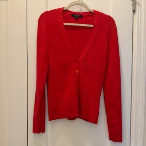 Brooks Brothers red cardigan